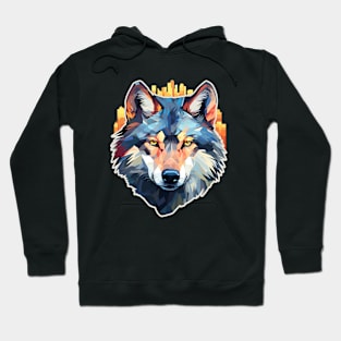 Alpha Wolf Animal World Wildlife Beauty Discovery Hoodie